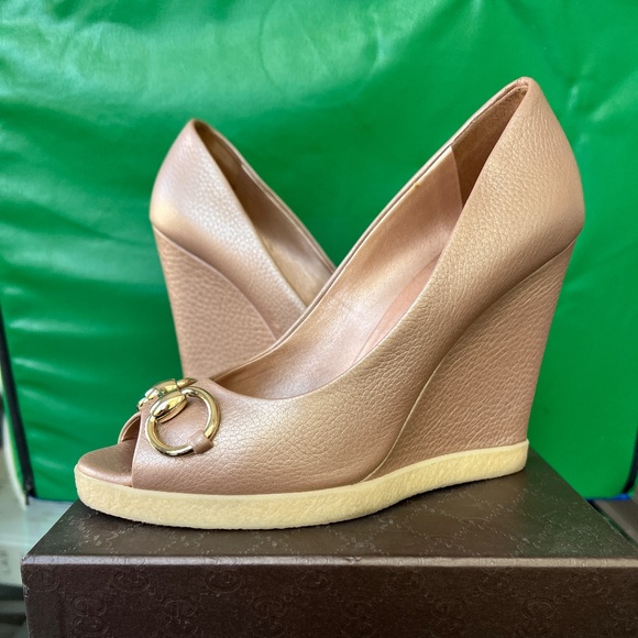 Gucci Wedge Sandals - Picture 1 of 7